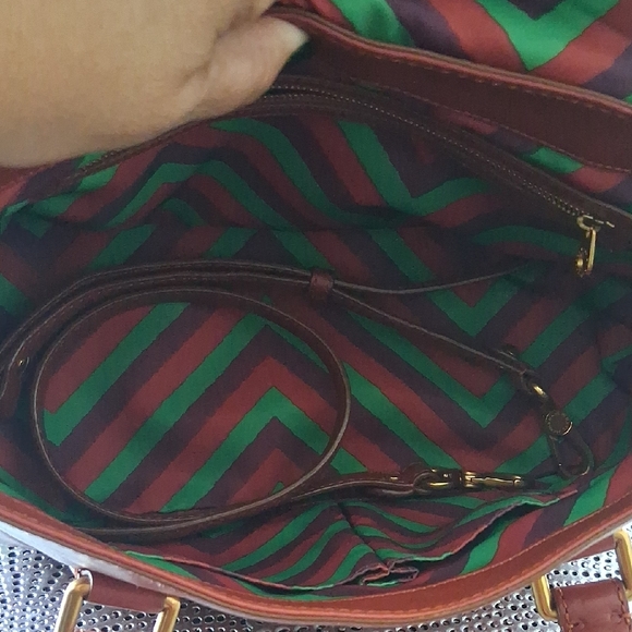 Marc by Marc Jacobs Brown Leather Satchel with Gold Hardware - Picture 7 of 7